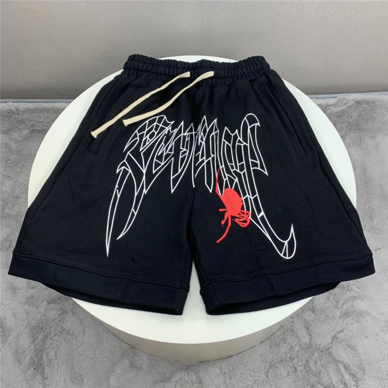 

Шорты XXXtentacion Vengeance для мужчин и женщин, качественные винтажные бриджи из плотной ткани, в стиле High Street, 1:1