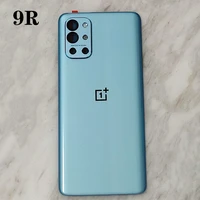 100 original back cover for oneplus 9r 19r rear battery housing door case panel mobile phone case shell replacement parts