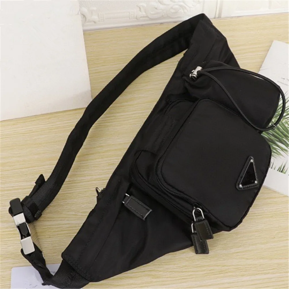 

Nylon large capacity waist bag fashion men's boutique waist bag