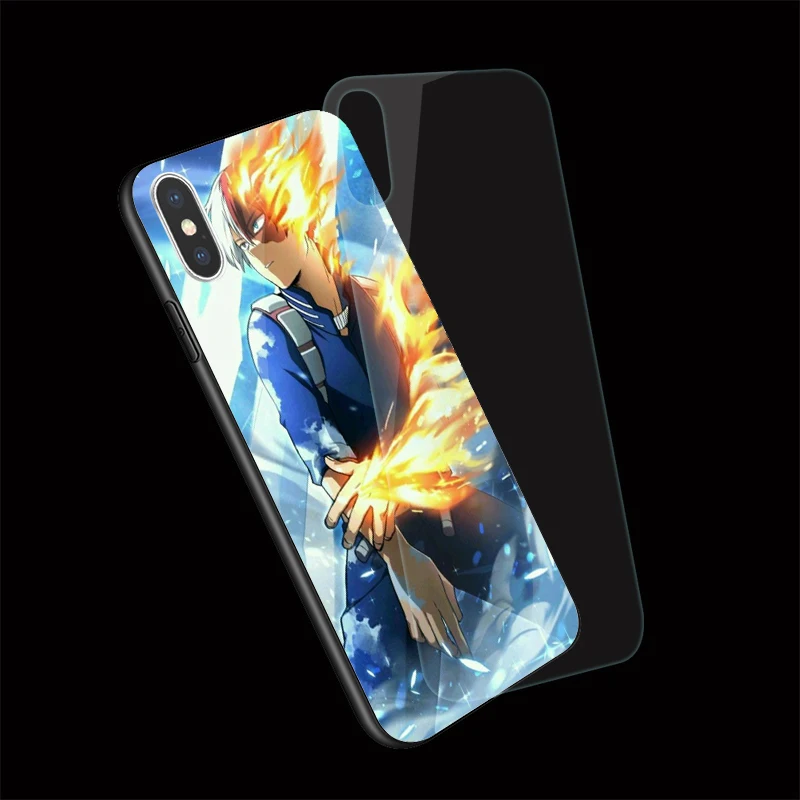 Чехол из закаленного стекла My hero Academia для iphone 5 5S SE 2020 6 6S 7 8 Plus X XR XS 11 pro Max|Бамперы| |