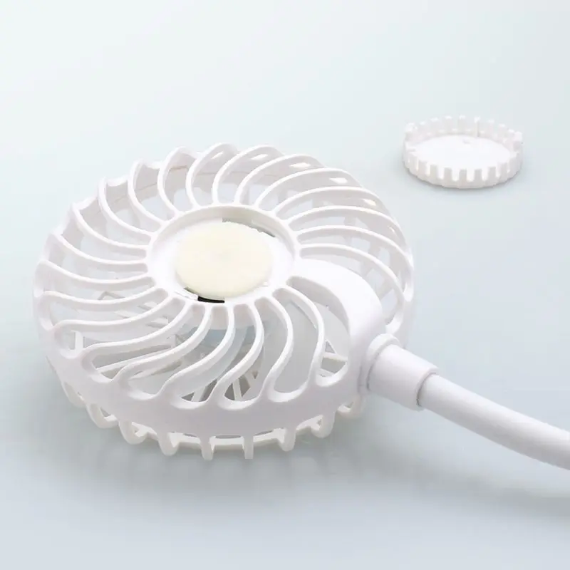 Koop Draagbare Opknoping Hals Fan Opvouwbare Usb Opladen Sport Mini Fan Massage Functie