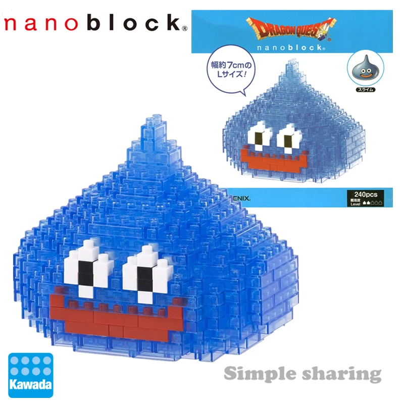Dragon Quest nanoblock slime Square IX nano-block Slime Размер L 240 шт. | Игрушки и хобби