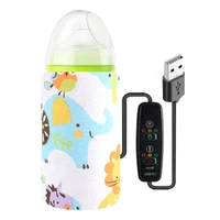 usb charging baby bottle warmer travel milk warming insulated bag thermostat food warm cover for infant feeding bottle multif