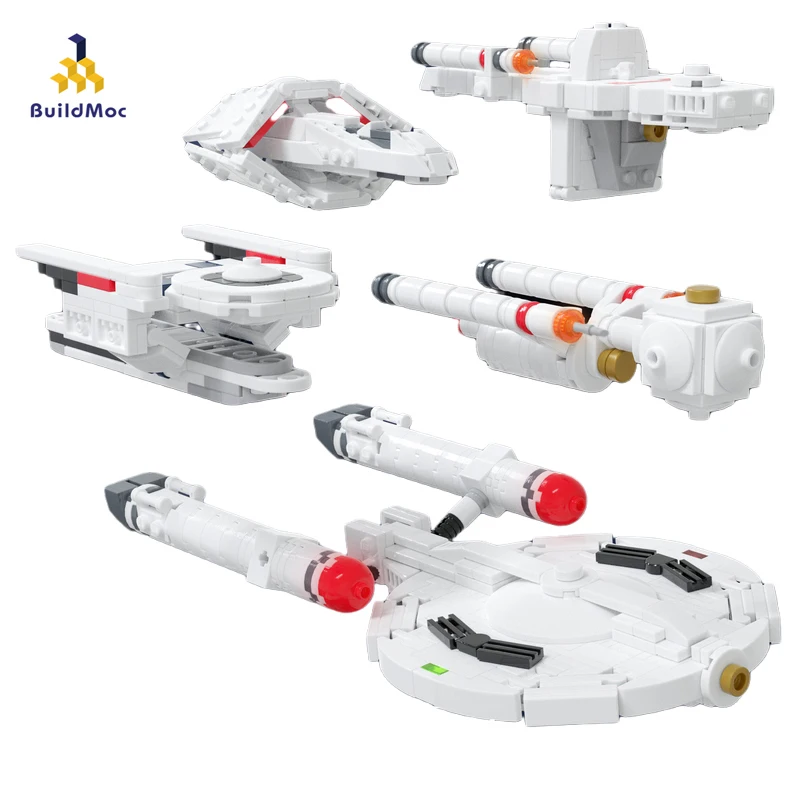 

Buildmoc Movie Star Plan Battleship Fighters Spaceship 750PCS MOC Model Building Blocks Toys for Children DIY Toy Kids Gifts