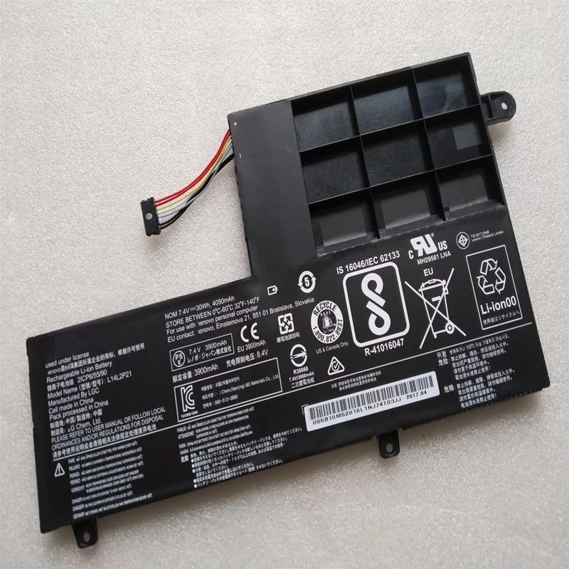 

Новый L14M2P21 L14L2P21 для Lenovo S41-70 S41-70AM IdeaPad 300S Yoga 500 500-151BD 500-15ISK B50-70 U41-70 Оригинальный аккумулятор для ноутбука