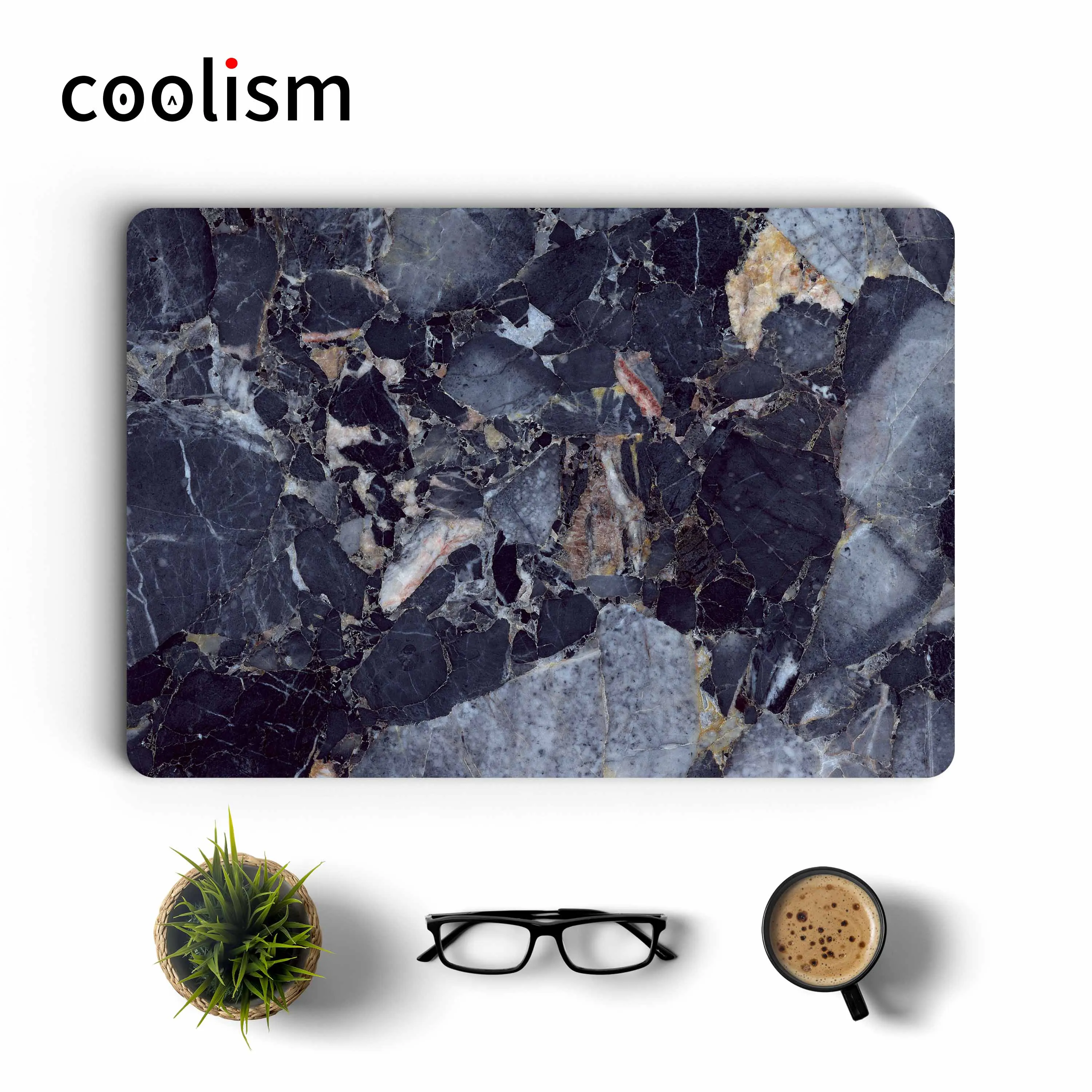 

Nature Blue Marble Grain Laptop Sticker for MacBook Decal Air Pro 16" Retina Mac Book 11 12 13 15 inch Notebook Full Cover Skin