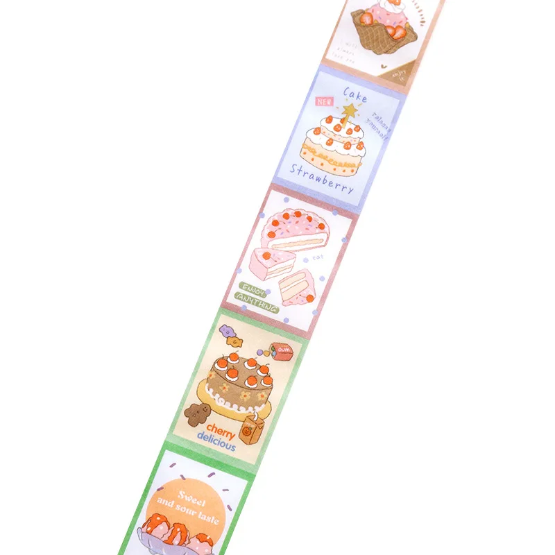 

10pcs/1lot Washi Masking Tapes Little grocery store ins fresh Decorative Adhesive Scrapbooking DIY Paper Japanese Stickers 5m