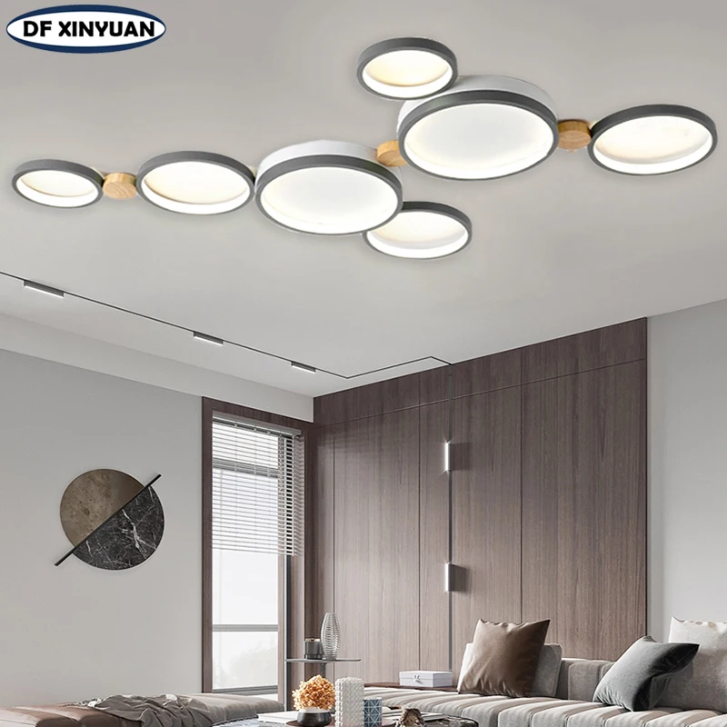 $38.88 Modern living room LED ceiling lamp children's room lighting ceiling chandeliers villa home decoration lights wholesale fixtures