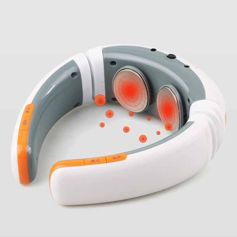 

Electric Neck Massager,Electric Neck Massager & Pulse Back Modes Power Control Far Infrared Heating Pain Relief Tool M76F