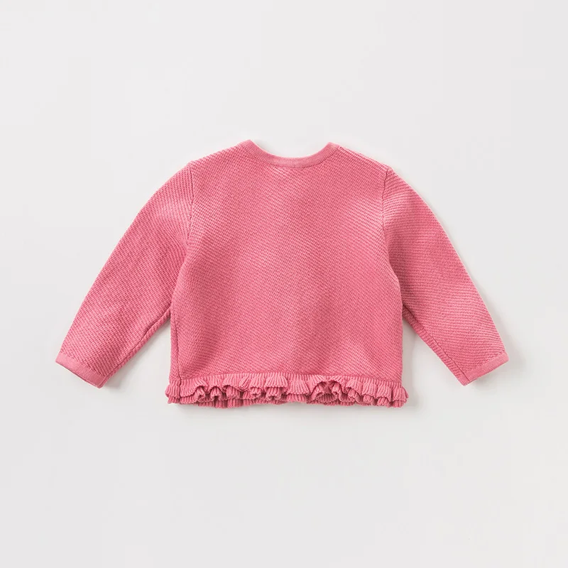 Детский трикотажный кардиган с рюшами осень | Детская одежда и обувь