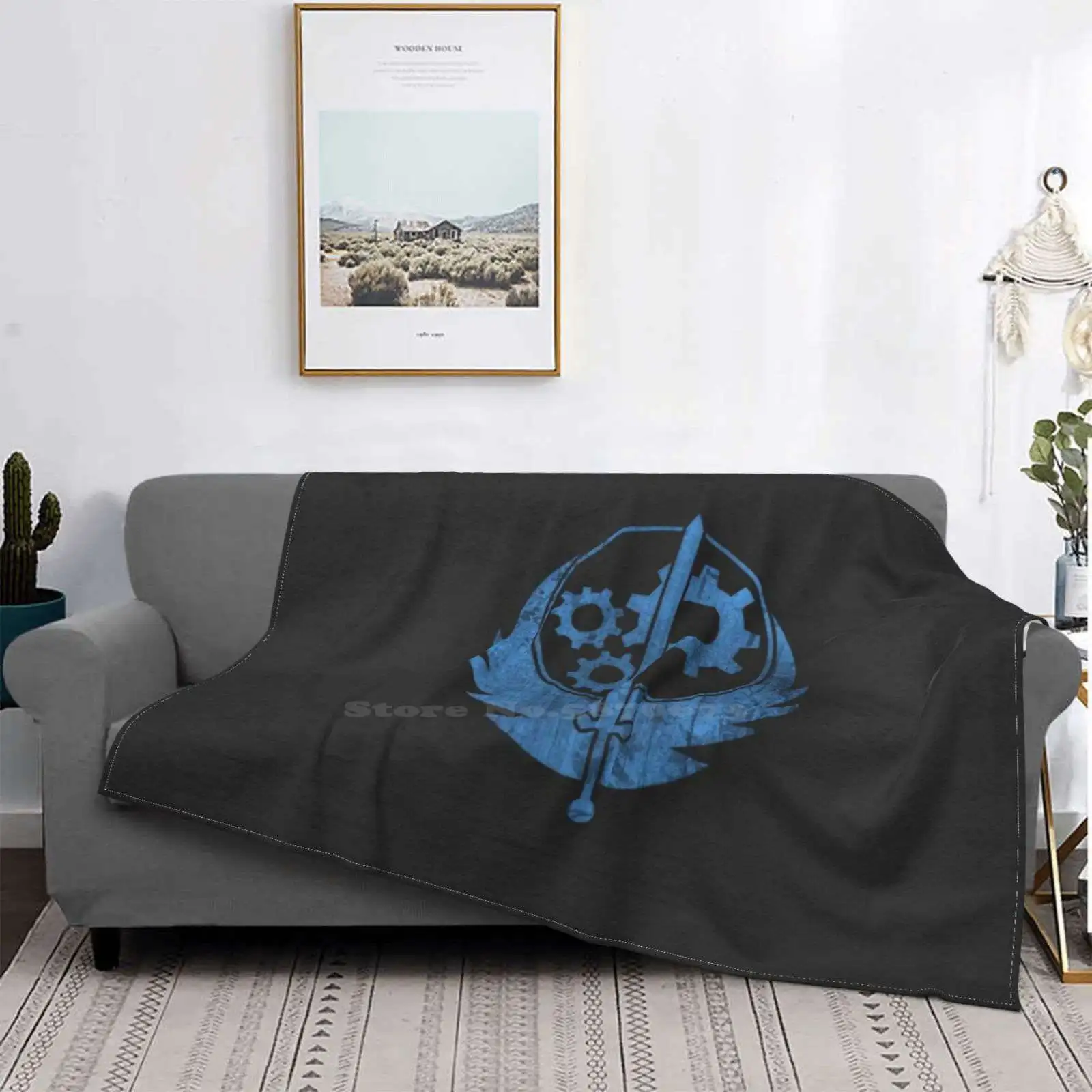 

Brotherhood Of Steel Top Quality Comfortable Bed Sofa Soft Blanket New Vegas 4 76 Games Gaming Video Games Nuka Cola Nuka Girl