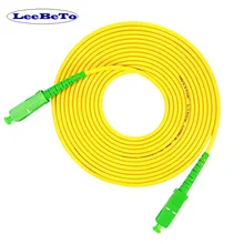 FC to FC SC to SC LC to LC  ST to ST SC to SC  Fiber Patch Cord Jumper Cable SM Simplex Single Mode Optic for Network 3m 5m 10m