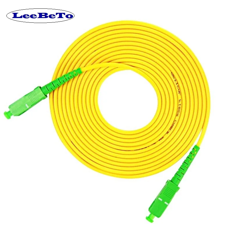 FC to SC LC ST Fiber Patch Cord Jumper Cable SM Simplex Single Mode Optic for Network 3m 5m 10m | Компьютеры и офис