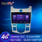 NaviFly 6 ГБ + 128 Гб QLED 1280*720 Беспроводная Carplay Android Универсальная автомобильная интеллектуальная система для Kia Cerato 2 TD 2008 - 2013