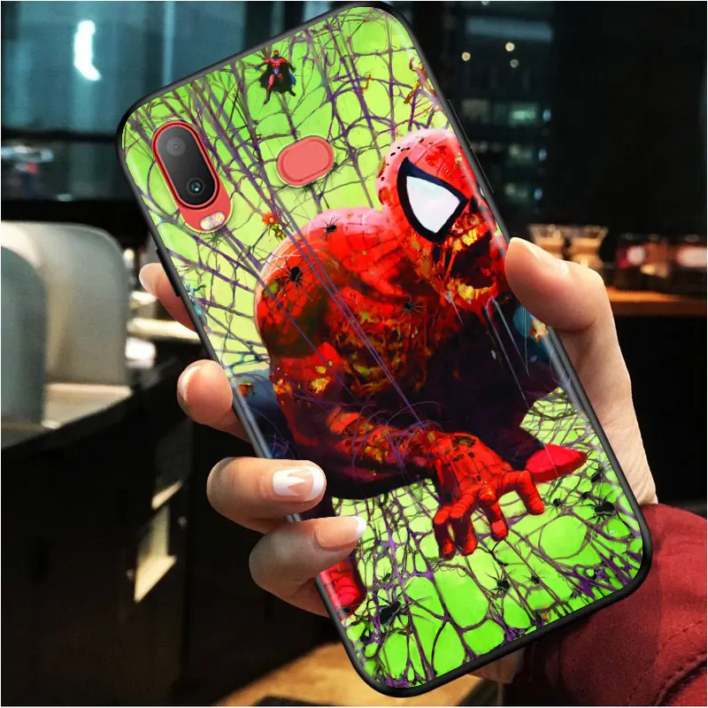 

Marvel Zombie spider man for Samsung A3 A5 A6 A7 A8 A9 A6S A750 A8S 2016 2017 2018 Star Plus TPU Black Phone Case