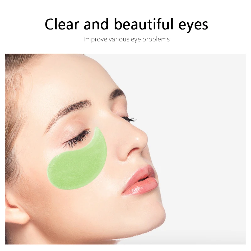 

60 шт./коркор. увлажняющая маска для глаз с гиалуроновой кислотой/аминокислотой, против старения и улучшения линии глаз, Уход за глазами TSLM1