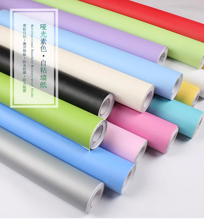 

Самоклеящаяся виниловая пленка для кухонных шкафов, 5 цветов