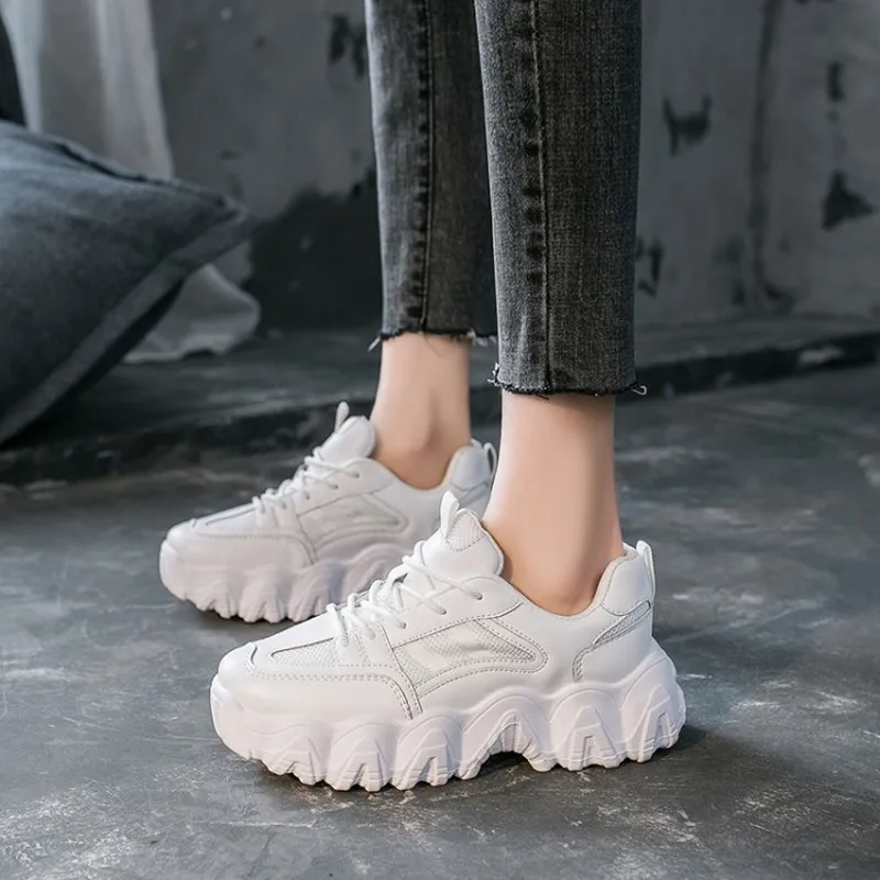 Модная женская повседневная обувь кроссовки Легкая сетчатая дышащая