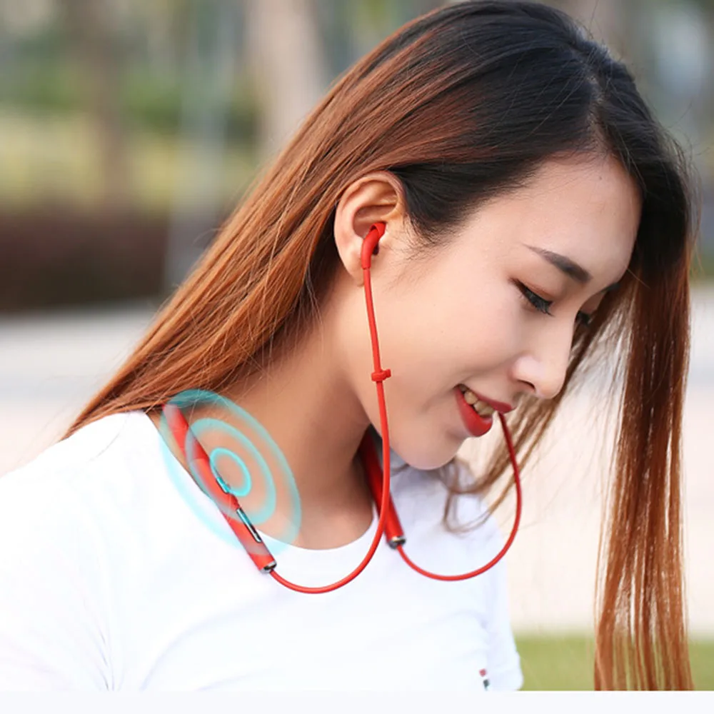 Bluetooth 5.0 Wireless Earphone 3D Stereo Sound Anti-radiation Air Cable with Mic Headphone Headset for iOS Android Phone | Электроника