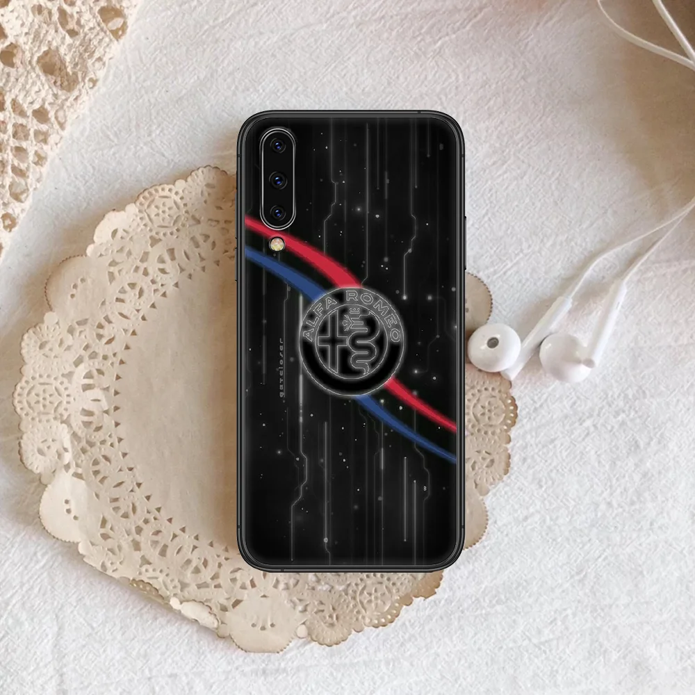 

Italian Alfa Romeo Car Phone Case Cover For Samsung Galaxy A7 9 8 10 20 20e 21 S 30 30S 31 41 50 50S 51 70 71 91 black Etui