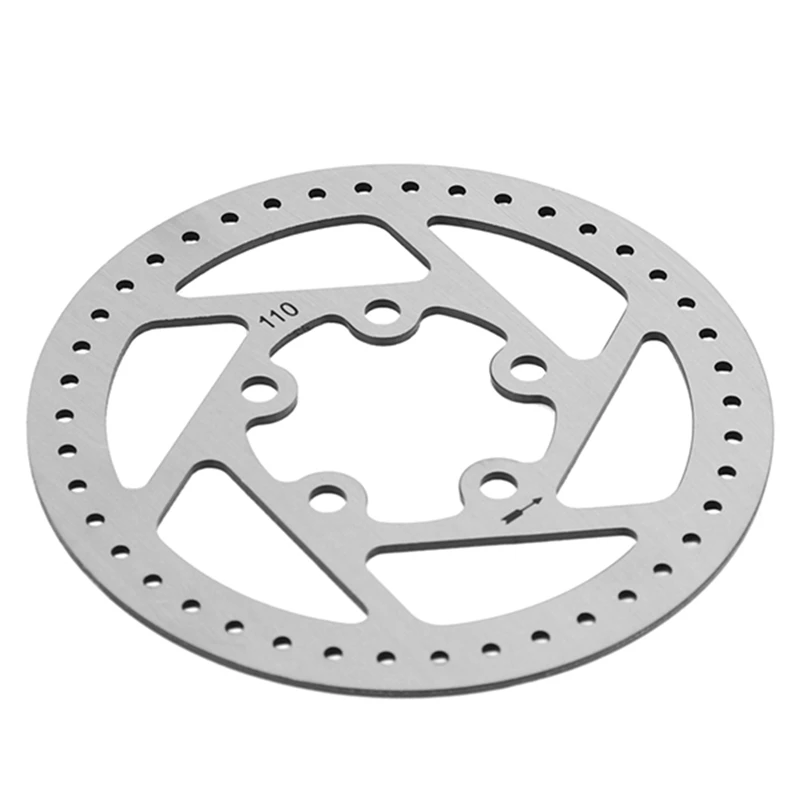 

10Pcs Electric Scooter Customize Brake Disc 110mm Rear Wheel Brake Disc with 10Pcs Scooter Parking Stand Kickstand