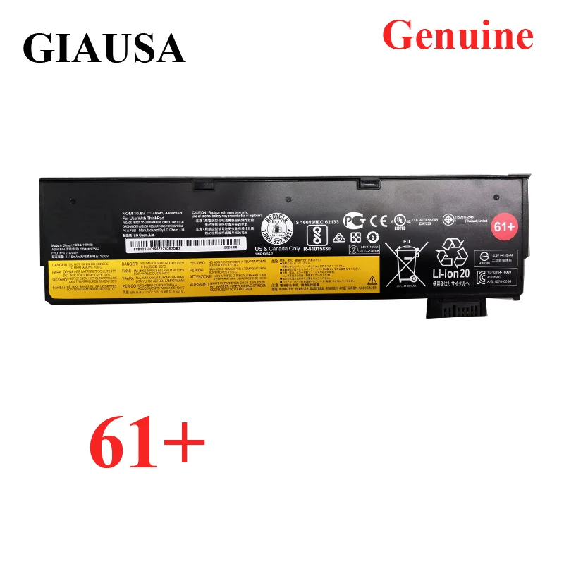 Новая лучшая батарея для ноутбука Lenovo ThinkPad T470 T480 T570 T580 P51S P52S 01AV427 01AV423 SB10K97580 61 |