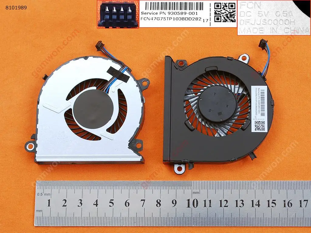 

New laptop CPU cooling fan Cooler radiator for HP Pavilion 15-CB 15-CB076TX 15-CB000 930589-001 15-CB072TX 15-cb073TX 15-cb075TX