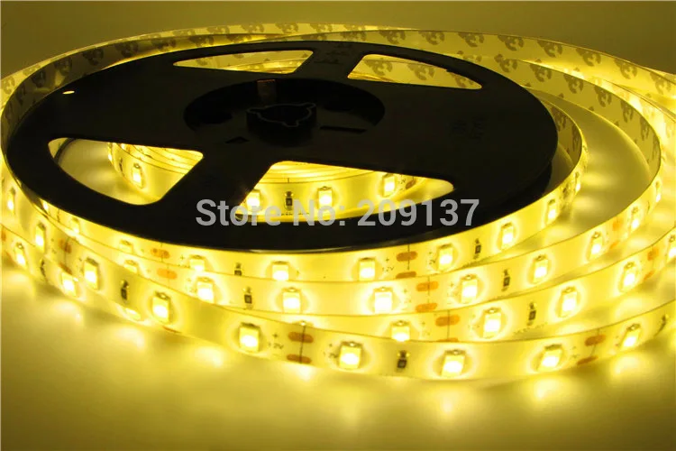 

Гибкая светодиодная лента 5730 SMD светильник в, водонепроницаемая 60 светодиодов/м 5 м/лот, новый светодиодный чип на 5730 Яркий, чем 5630, суперъярк...