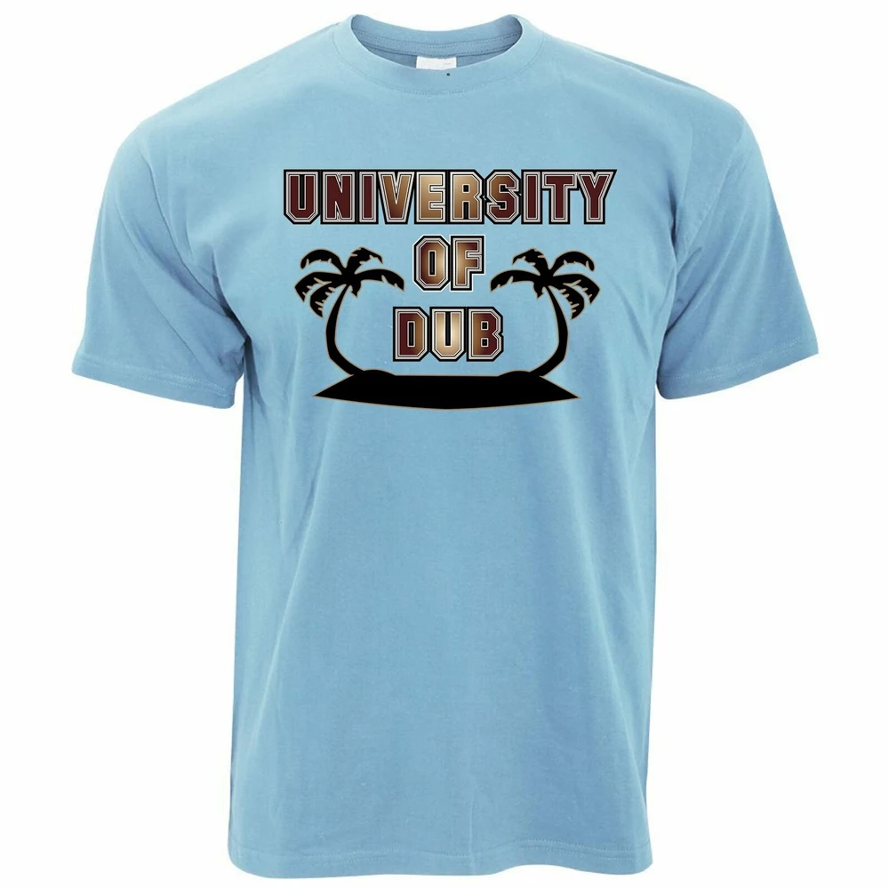 Культура Футболка университет Dub Музыка Звук системы бас вечерние Rasta шаг унисекс