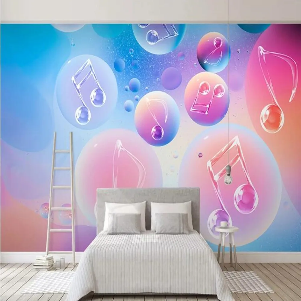 Пользовательский 3D Электронный музыкальный модный фон milofi обои роспись |