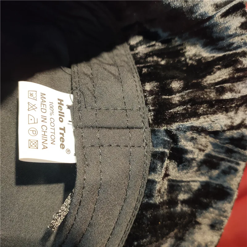 

Bucket hat Women fashion hat Vintage gold velvet vertical stripes basin hat Foldable hats for men women in Winter