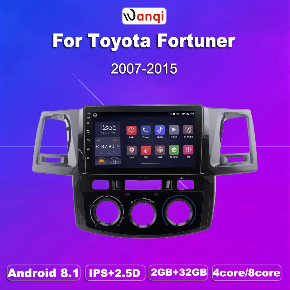 2G ram 32G rom Android 8 1 Автомобильный gps мультимедийный Видео Радио плеер для Toyota 2007 2015