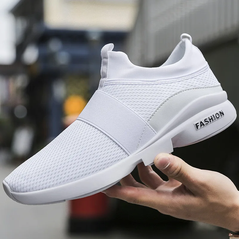 

Summer Breathable Mesh Sports Shoes Slip-on Casual Sneakers Running Shoes Lazy Shoes Large Size Zapatillas Hombre
