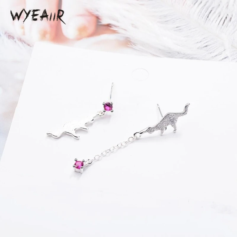 WYEAIIR Новый персональный матовый милый котенок Корея Сладкий Фиолетовый Кристалл
