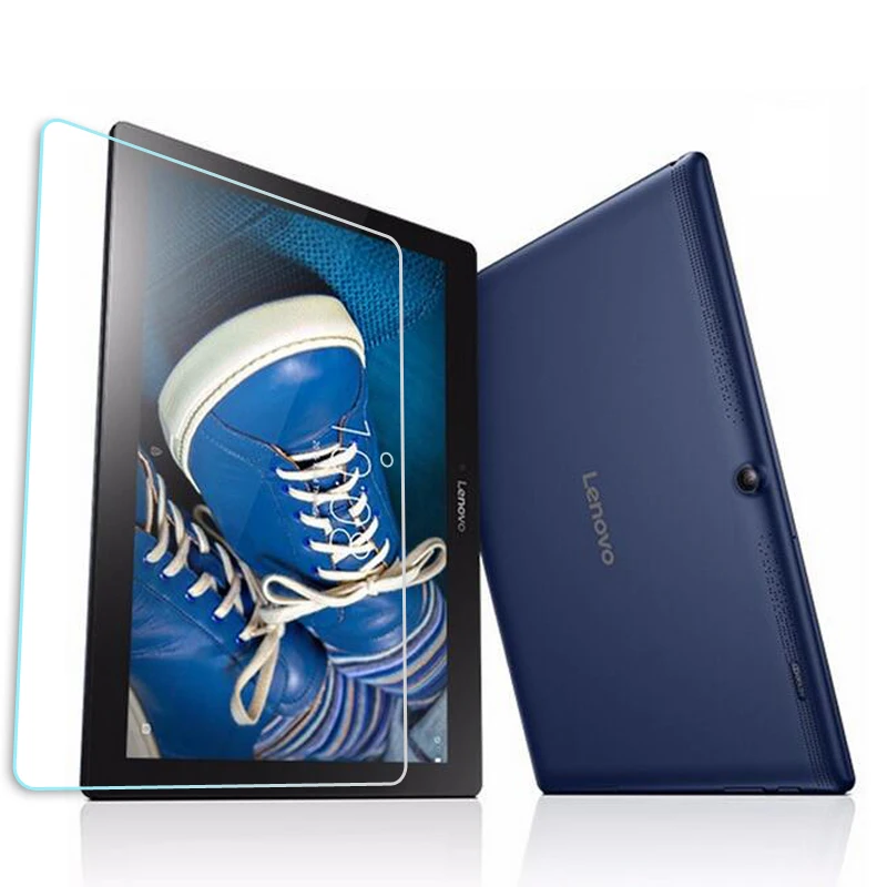 Glass Film Кожаный защитный чехол-книжка для lenovo Tab 2 A10-70F/L A10-30 X30F/M Tab 3X70 X70F X70M Tab 10 TB-X103F X103F - Цвет: Glass Film