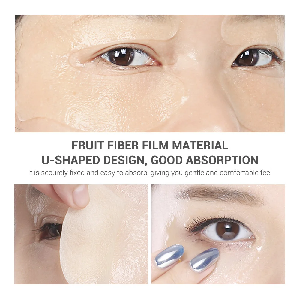 50PCS Vitamin C Anti-aging Firming Eye Mask Hydrating Eyes Hyaluronic Acid Dark Circles Moisture Patch Skin Care Drop ship |