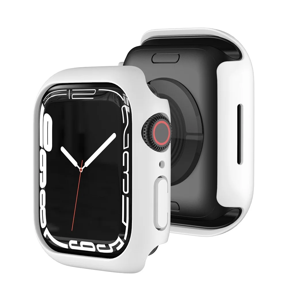 Чехол для Apple Watch Series 7 41 мм 45 супержесткий пластиковый бампер с защитой от царапин
