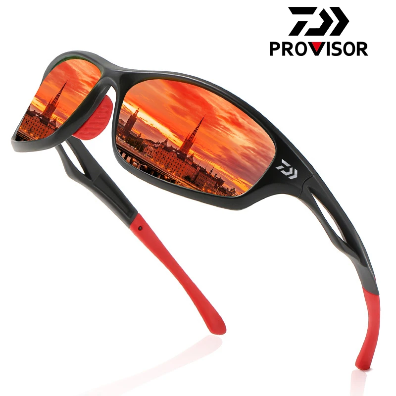 

Поляризованные солнцезащитные очки Daiwa для мужчин и женщин, для рыбалки, походов, вождения, велоспорта, спорта