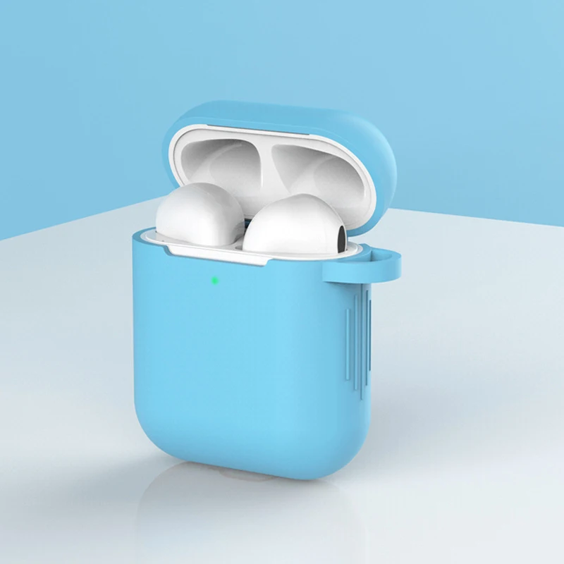 Чехол для наушников Mr для Apple AirPods 2, силиконовый чехол, беспроводные Bluetooth наушники Air Pods, защитный чехол для AirPod Silm, чехол