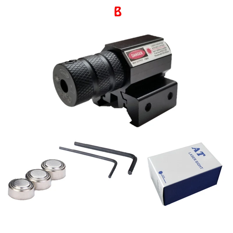 

Mini Red Dot Laser Light Sight Tactical for Picatinny and Rifle with 650nm Adjustable 11mm/20mm Picatinny/Weaver Mount Rail