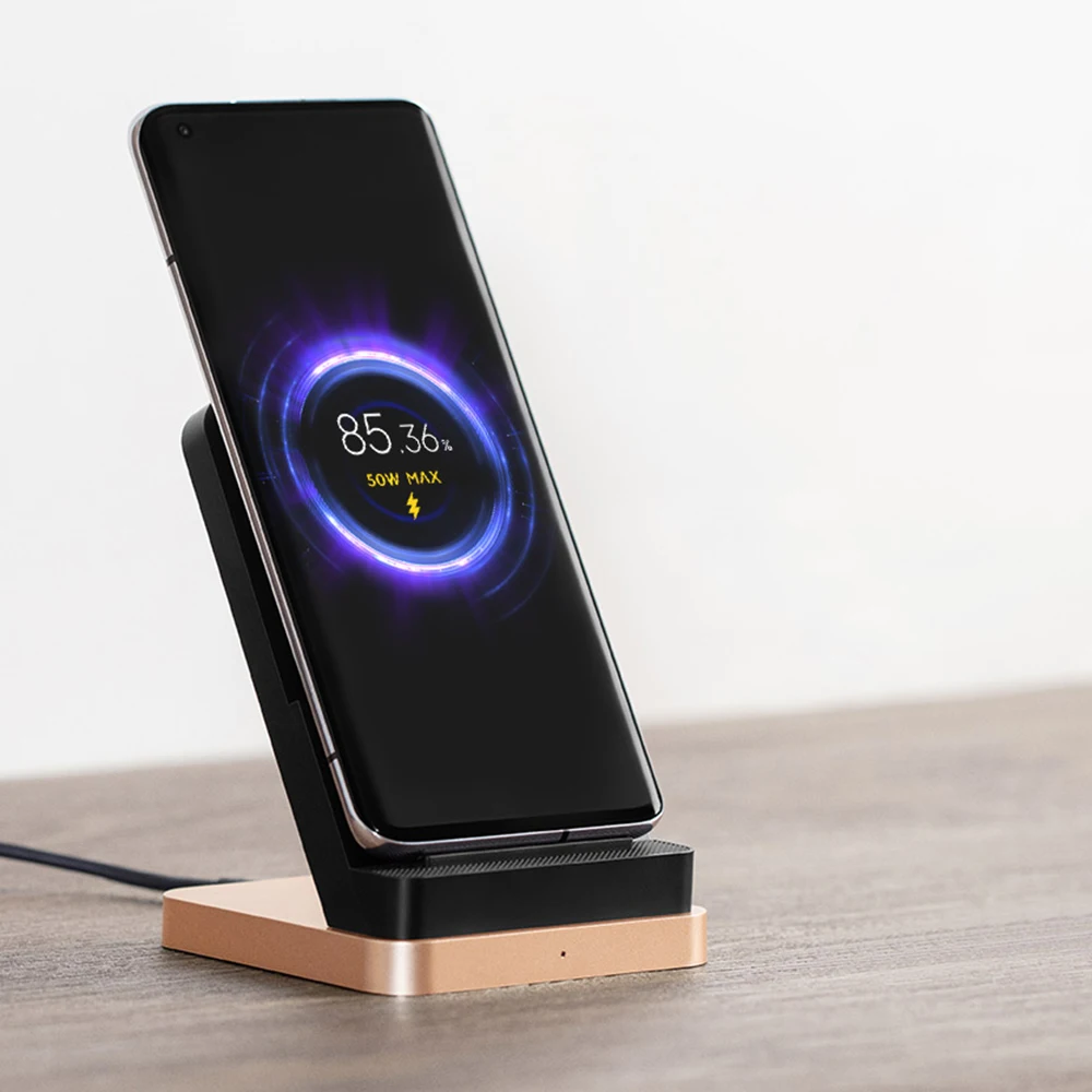 Оригинальное вертикальное Беспроводное зарядное устройство Xiaomi с воздушным