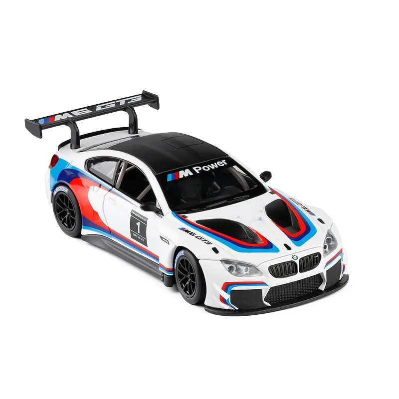 Модель автомобиля DTM 1:24 Diecas модель спортивного гоночного с свободными колесами