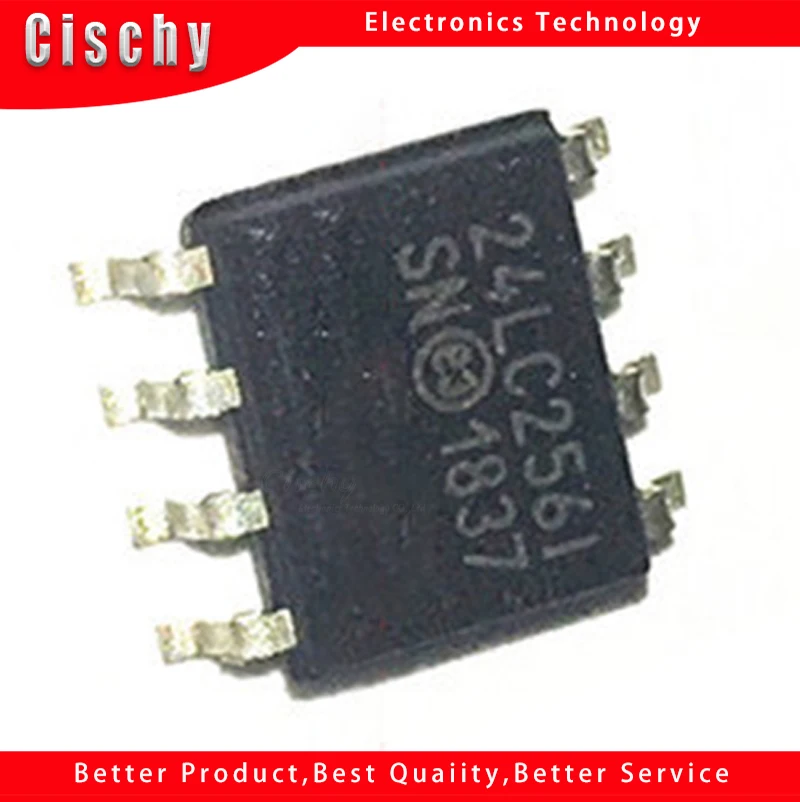 10 шт. 24LC256-I/SN SOP 24LC256I SOP8 SMD 24LC256 SOP-8 чип памяти