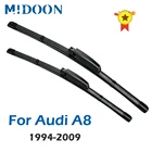 MIDOON щетки стеклоочистителя ветровое стекло дворники для Audi A8 D2D3D4 Fit молния рукиползунок рукикнопка руки от 1994 до 2010