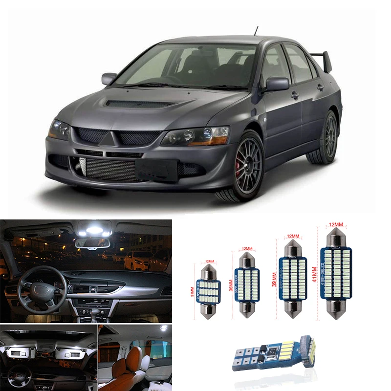 7 шт. авто светодиодный светильник для межкомнатных дверей комплект купол