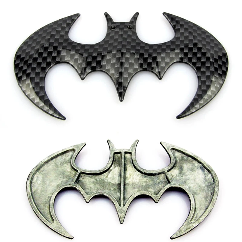 

Car 3D Metal Bats car stickers metal personality bat car standard modified car stickers tail standard cover standard side mark