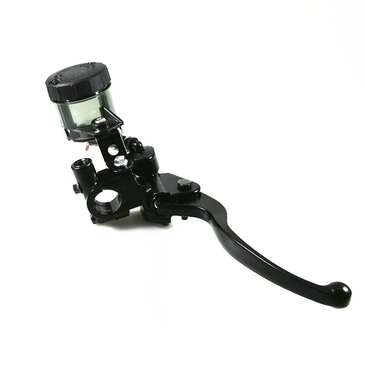 

Black Universal 7/8" 22mm Handlebar CNC Brake Clutch Levers Tank Cylinder Kit With Fluid Oil Reservoir Set For BMW Yamaha Honda