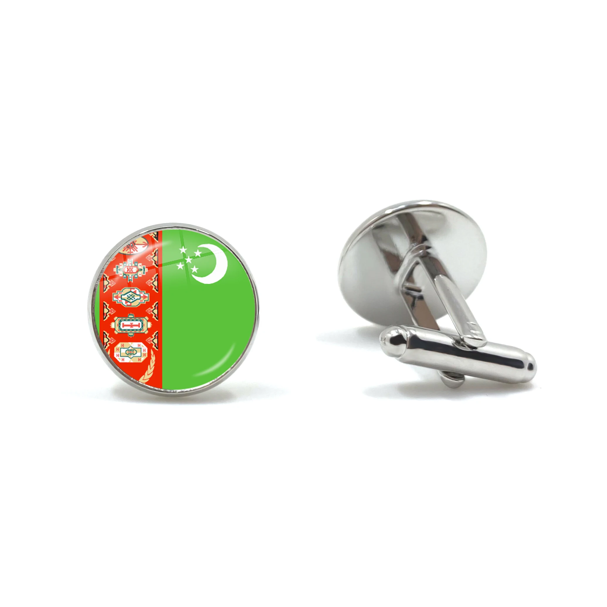 National Flag Uzbekistan Turkmenistan Tajikistan Liechtenstein Kosovo Kyrgyzstan Kazakhstan Greenland Afghanistan Cufflinks | Украшения и