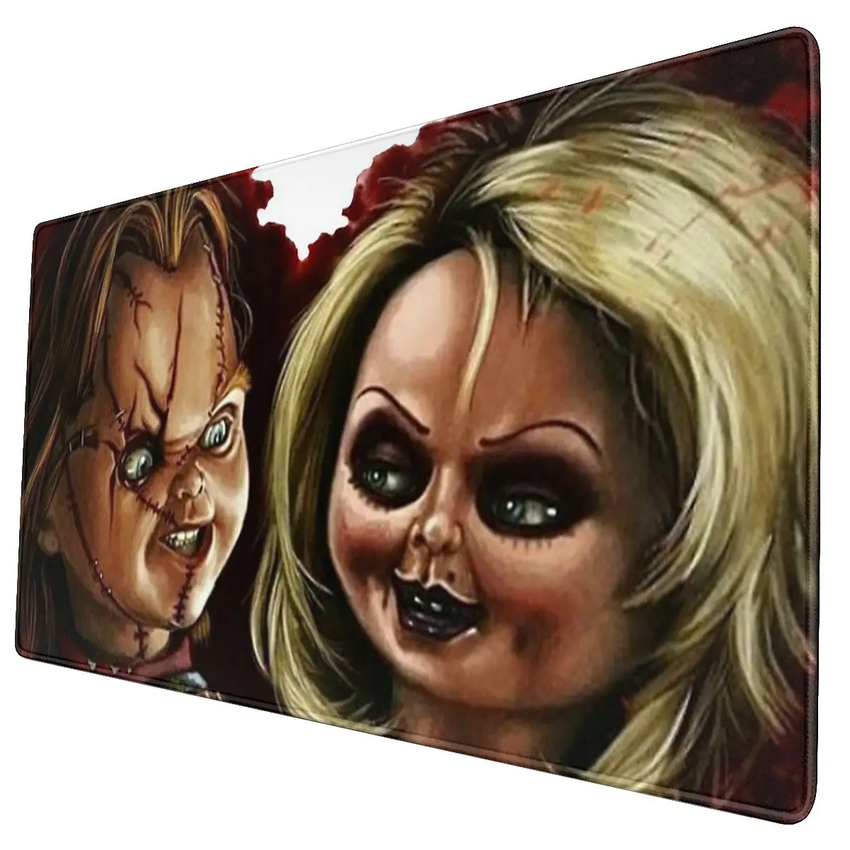 

Chucky TiffLove Gaming Mouse Pad Office Carpet Horror Doll Large Printing Mousepad for Computer