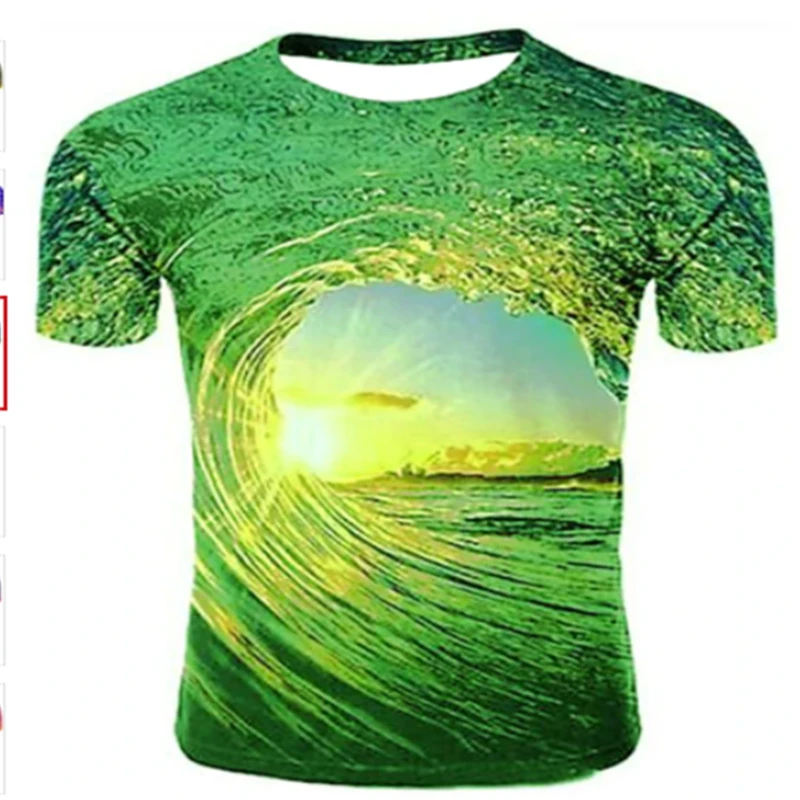 

2021 New Trend 3D T-shirt Men's Short Sleeve The Most Popular Fashion Street Wear Cool